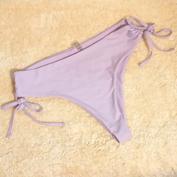 NWOT~ SHEIN 2 Piece Bikini Set Underwire Halter Triangle Bra & Hipster Bottom - Picture 5 of 12